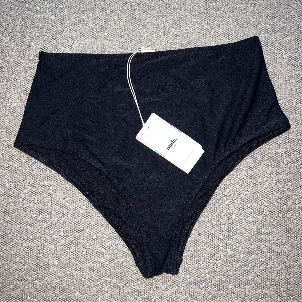 The Nude Label High Waisted Swim Bottoms